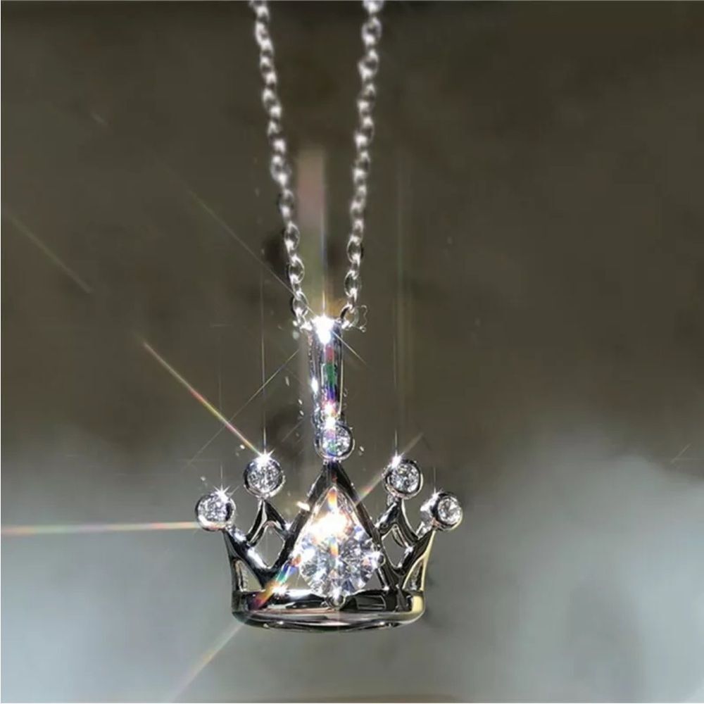 The Crown Jewel pendant necklace in 925 silver